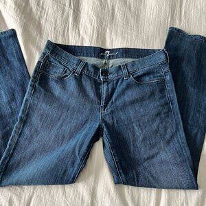 🛍️ Vintage Seven For All Mankind Dark Blue Jeans – Size 29, Inseam 28" 🛍️